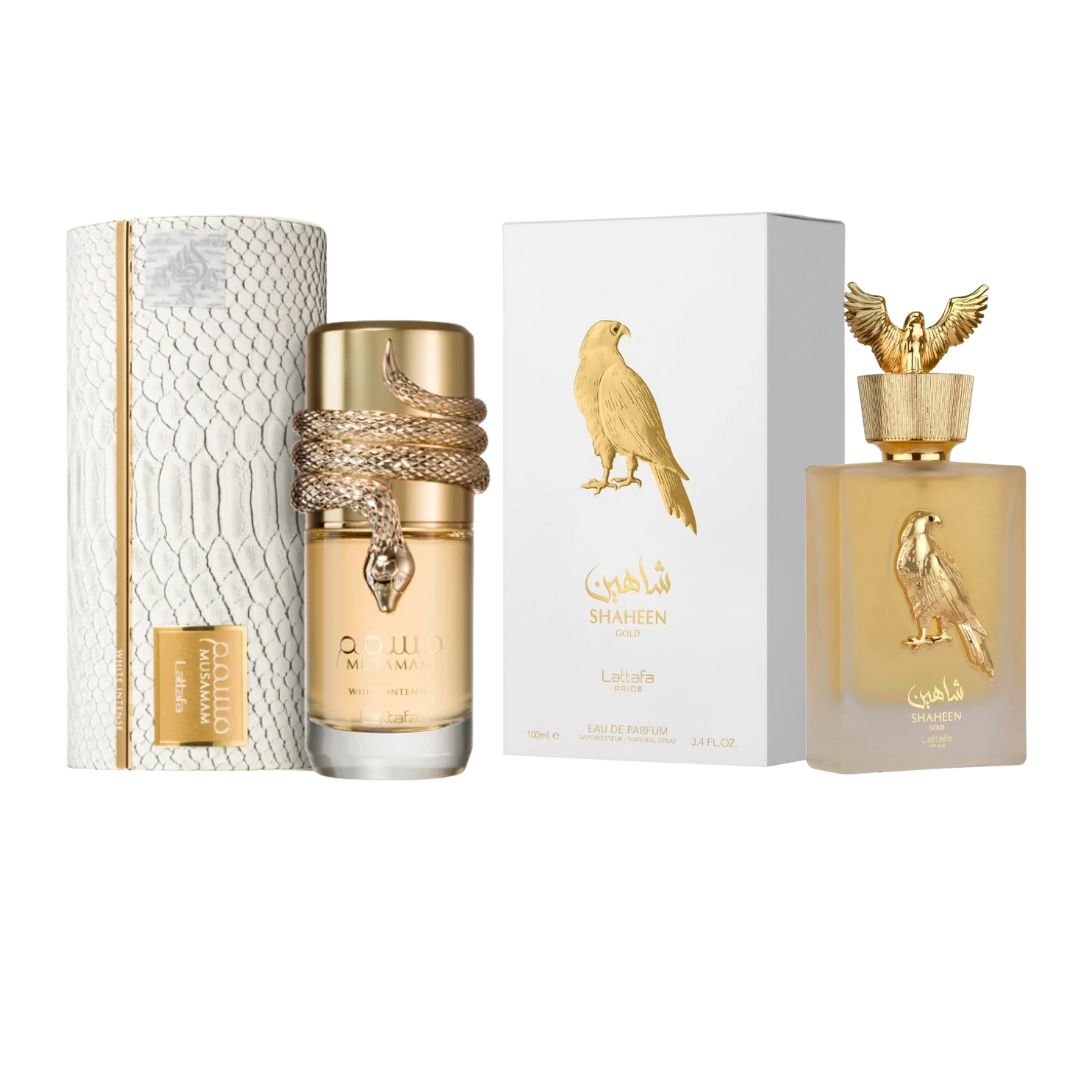 SHAHEEN GOLD COFRE+MUSAMAM WHITE